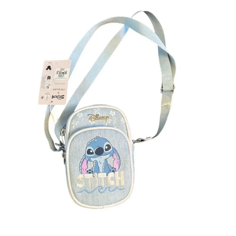 Disney X Primark Stitch Light Blue Crossbody Bag Unisex Adults - Picture 2 of 15